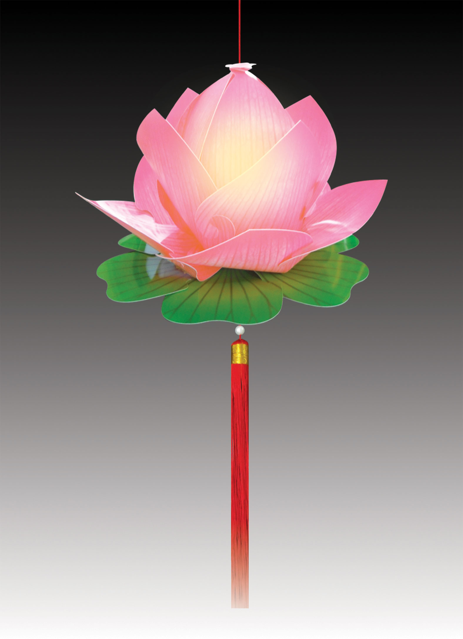 Đèn lồng quốc hoa sen hồng nhạt - Đèn Lồng Minh Hoa - Công Ty TNHH Dịch Vụ Đầu Tư Thương Mại Minh Hoa